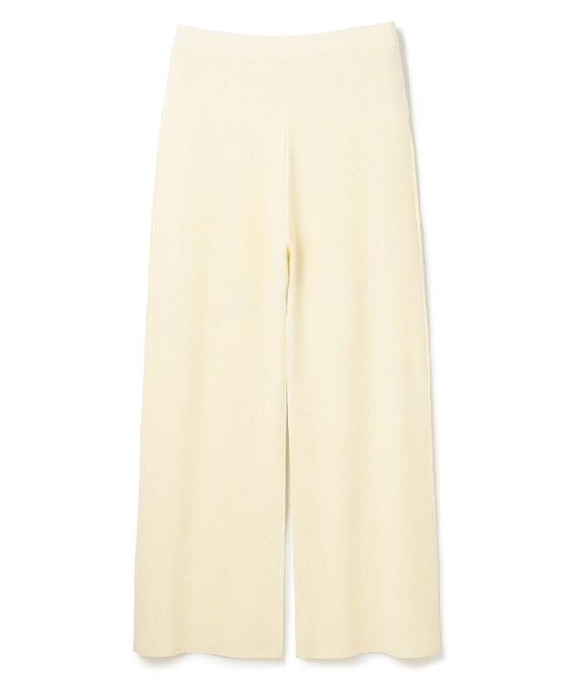 uncrave ハイゲージニット フレアパンツ オフ