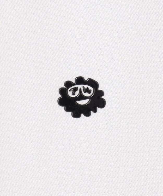 PW CIRCULUS 【MEN】【吸汗速乾】アニマル バックプリント ポロシャツ ホワイト系