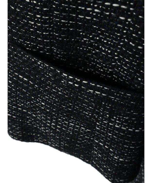 Green Parks ｅｆ－ｄｅ　ツィード調ノーカラージャケット Navy