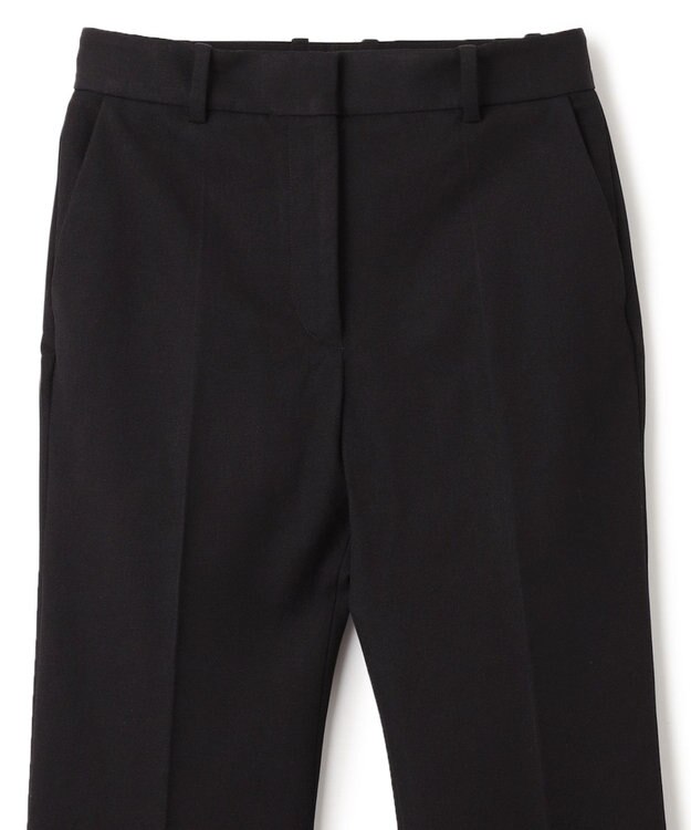 JOSEPH 【FOUNDATIONS】ギャバジンストレッチ　フレアートラウザーズ Black