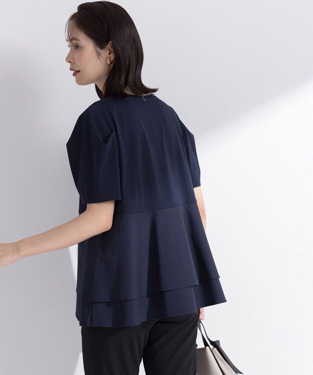 組曲 L シャツコンビティアード カットソー ネイビー系