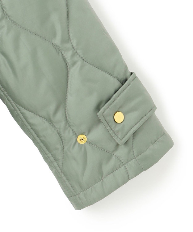 23区 L 中綿パディング フード2WAY アウター セージ系