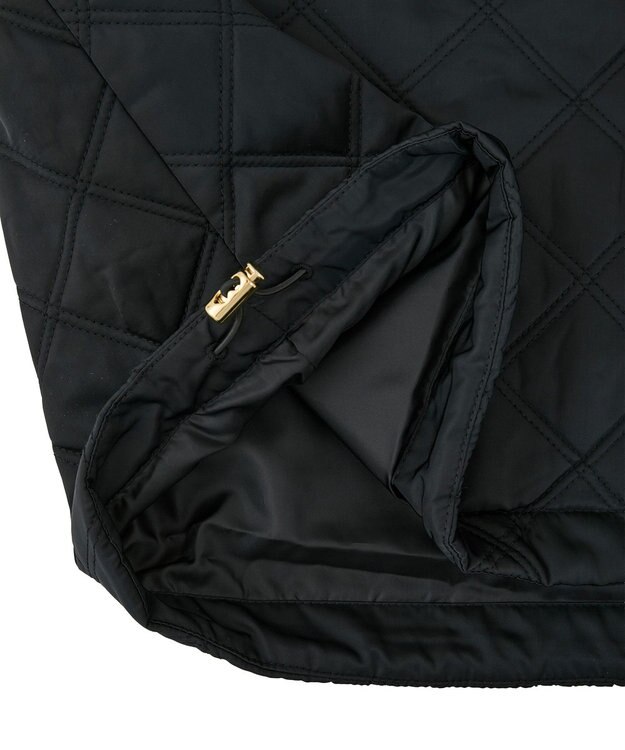 earth music&ecology キルティングバルーンコート Black