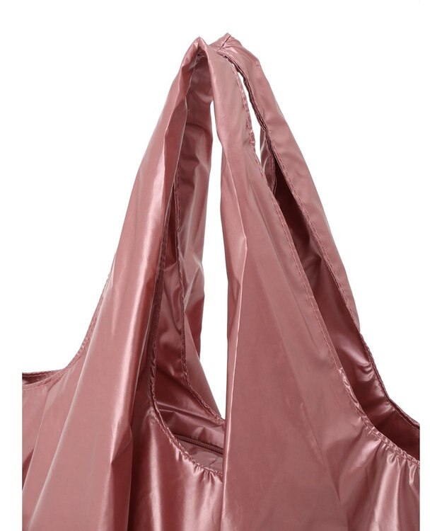 Green Parks ａｎｄｍｉｋｋａ　ドロストバルーンメタリックトート Pink