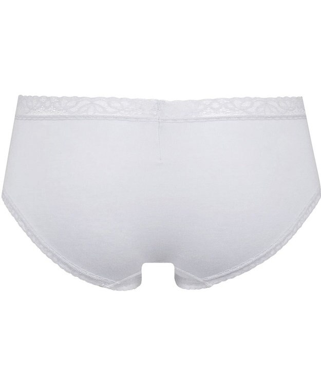 Wing ショーツ 綿混(身生地部) やさしい肌あたり 【デイリーフィット やわらかコットン】 はきこみ丈あさめ EC2230 ウイング／ワコール グレー