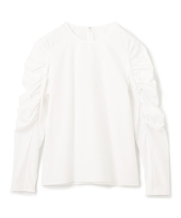 BEIGE， CROCOSMIA / ブラウス White