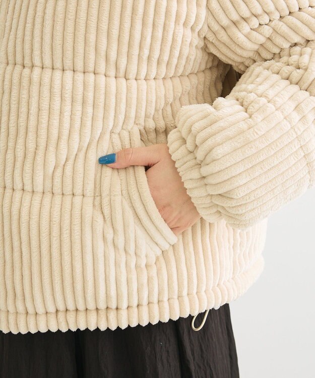 Green Parks ・ｓｗｉｎｇ　ｂｙ　ワイドコールスタンドブルゾン Light Beige