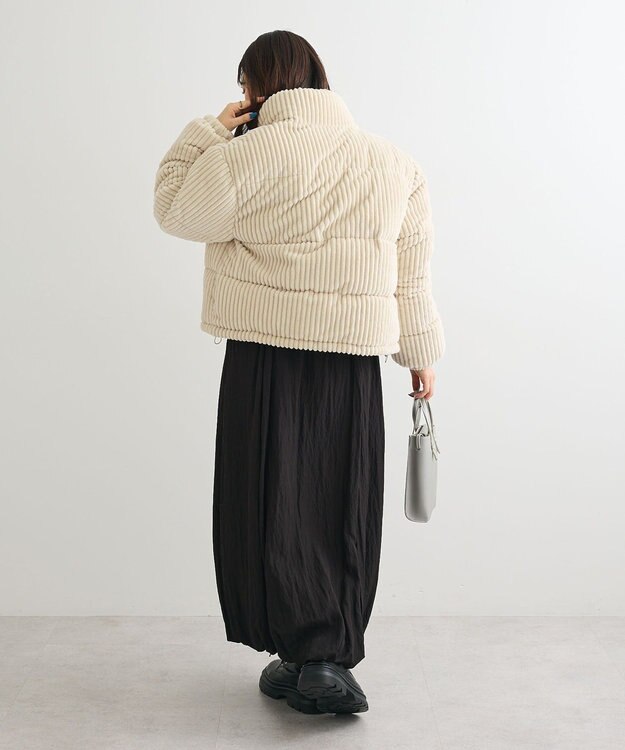 Green Parks ・ｓｗｉｎｇ　ｂｙ　ワイドコールスタンドブルゾン Light Beige