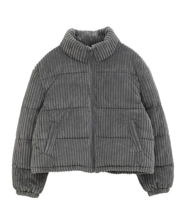 Green Parks ・ｓｗｉｎｇ　ｂｙ　ワイドコールスタンドブルゾン Charcoal Gray