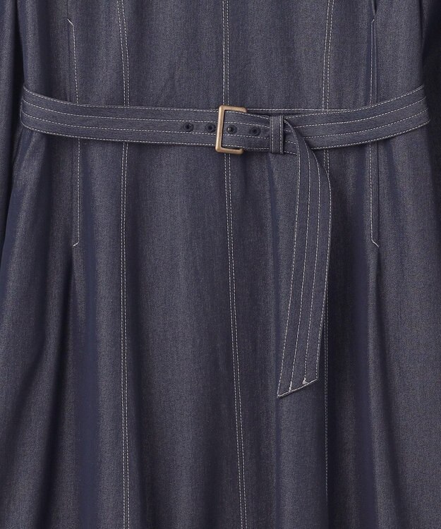 ANY SIS 【洗える】デニムライクシャンブレー ワンピース シャンブレー