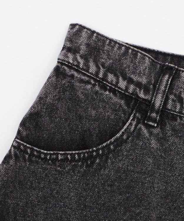 WEGO デニムフリルミニスカート ブラックその他