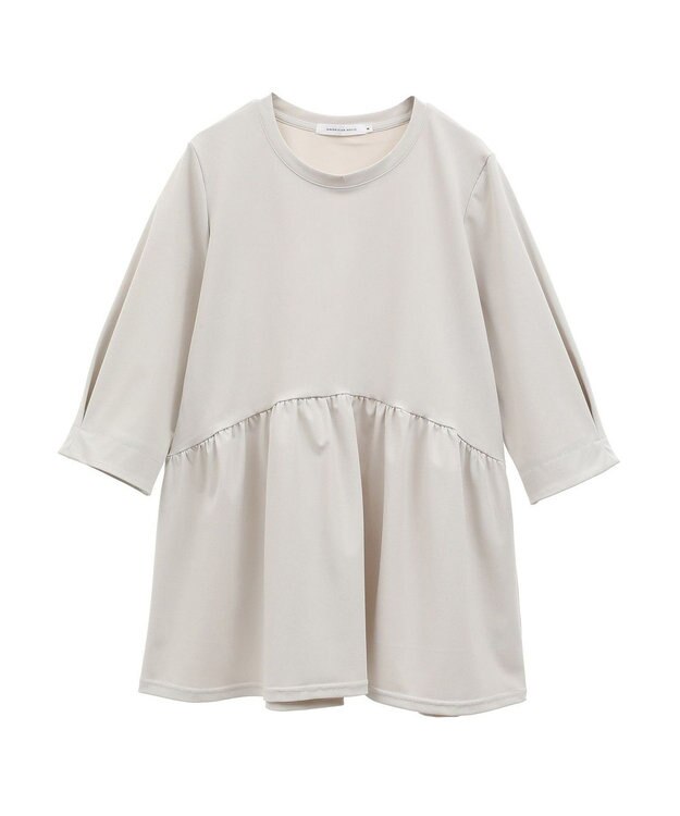 AMERICAN HOLIC 接触冷感ティアードカットプルオーバー Light Gray