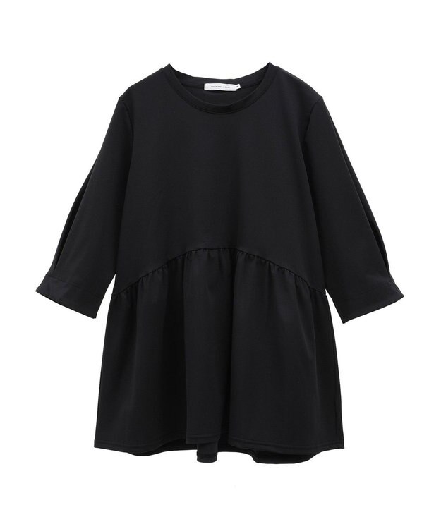 AMERICAN HOLIC 接触冷感ティアードカットプルオーバー Black