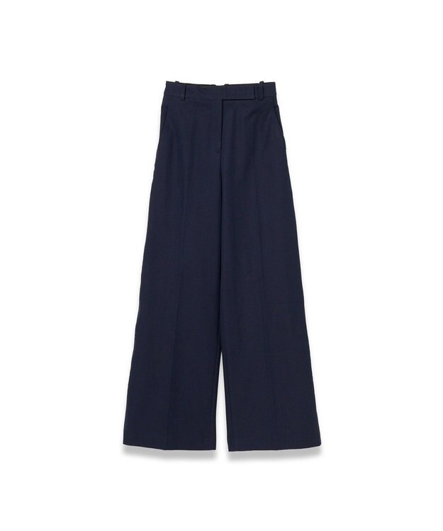 JOSEPH ギャバジンストレッチ ワイドレッグトラウザーズ YUKIO Indigo