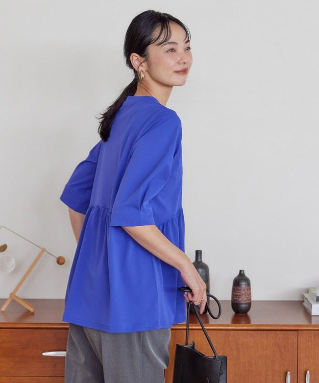 AMERICAN HOLIC 接触冷感ティアードカットプルオーバー Blue