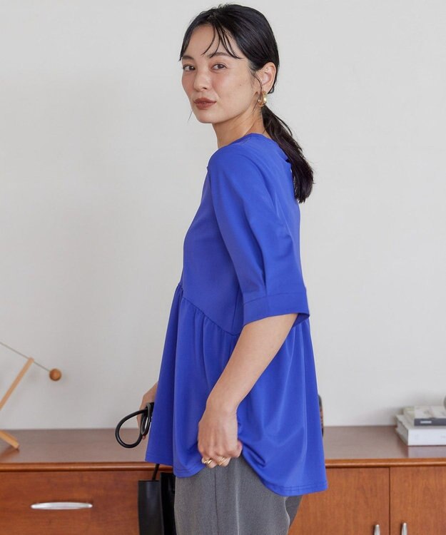 AMERICAN HOLIC 接触冷感ティアードカットプルオーバー Blue