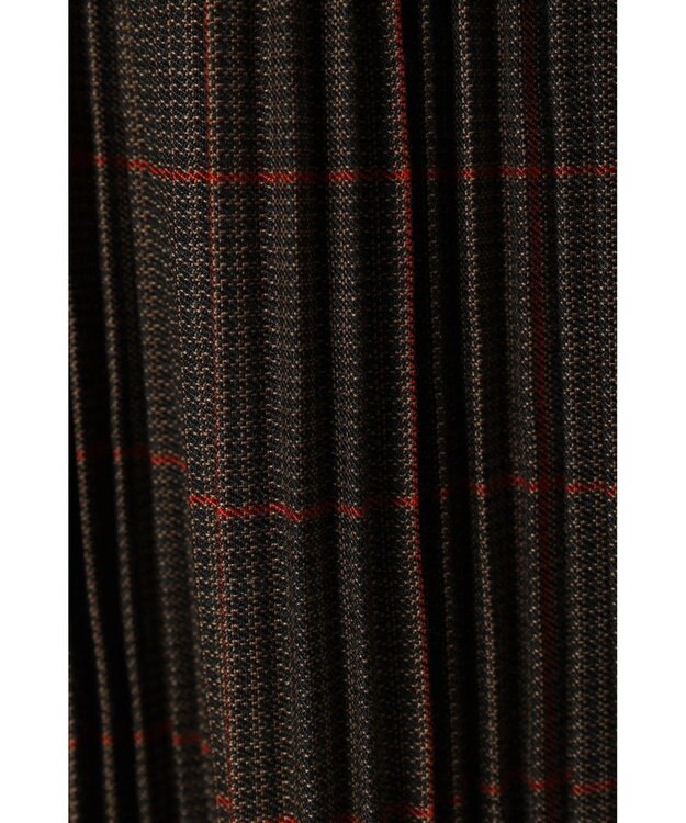 CRAFT STANDARD BOUTIQUE 配色チェックプリーツスカート Check Brown