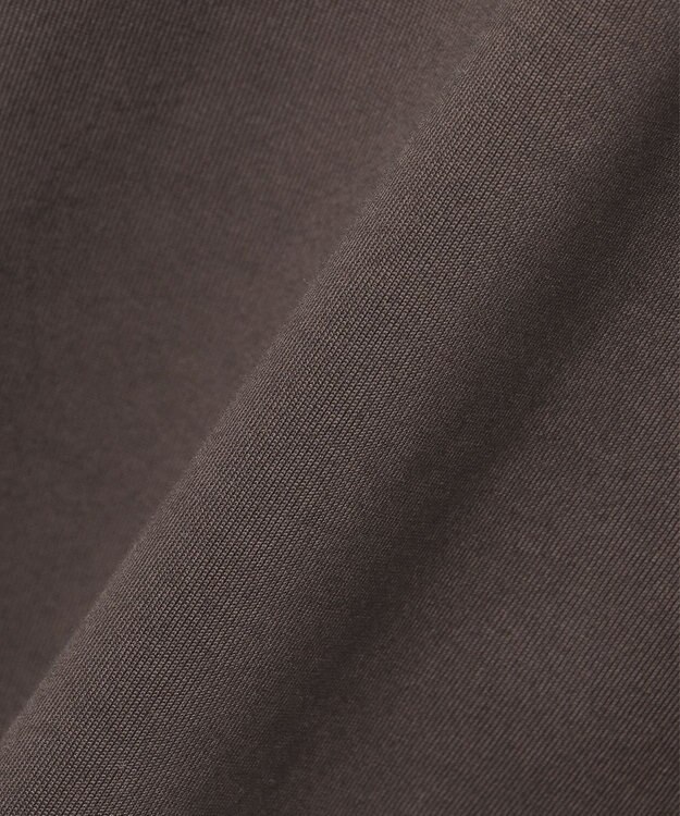 23区 【R(アール)】プレミアムコットンジャージー フリルスリーブ ワンピース ブラウン系