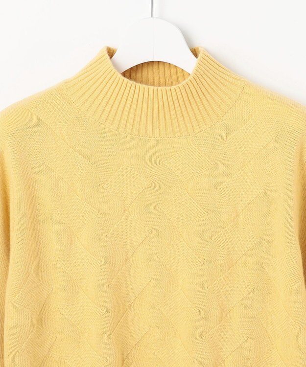 J.PRESS LADIES L 【WEB限定カラーあり】CAT ハイネック ニット イエロー系