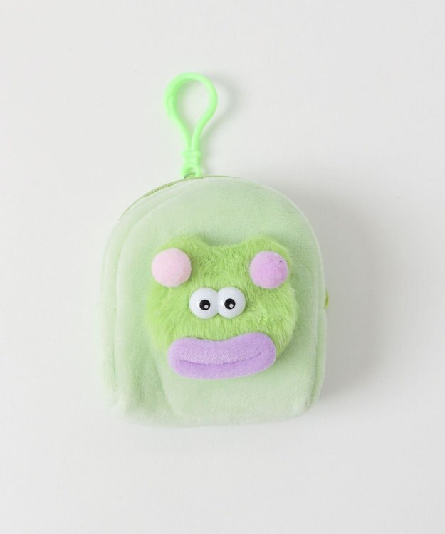 WEGO カラフルくまくまモンスターぬいぐるみポーチ グリーンその他
