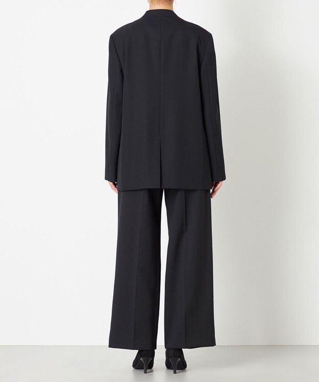 NAVE 【Nave】ウールポリエステルツイル ジャケット ブラック系