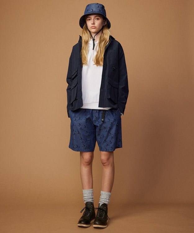 JOSEPH ABBOUD MOUNTAIN 【CREA掲載・ECO撥水・軽量】Teemu Jarviコラボシャツ ネイビー系