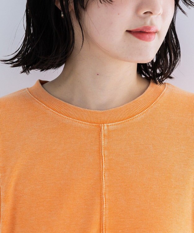 Green Parks ウ゛ィンテージ加工ドルマンカットプルオーバー Orange