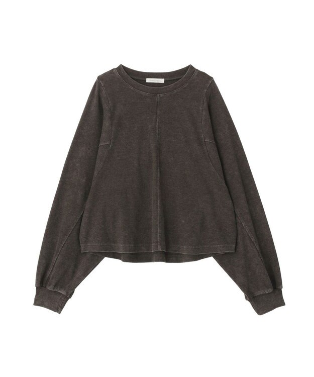 Green Parks ウ゛ィンテージ加工ドルマンカットプルオーバー Charcoal Gray