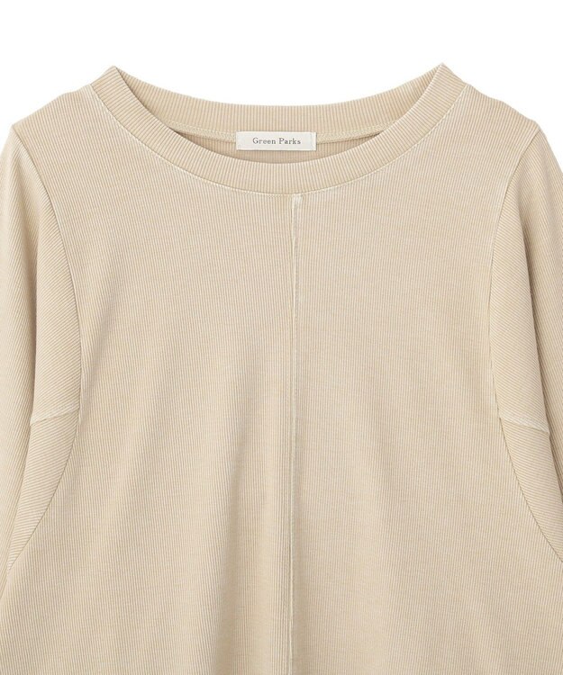 Green Parks ウ゛ィンテージ加工ドルマンカットプルオーバー Beige