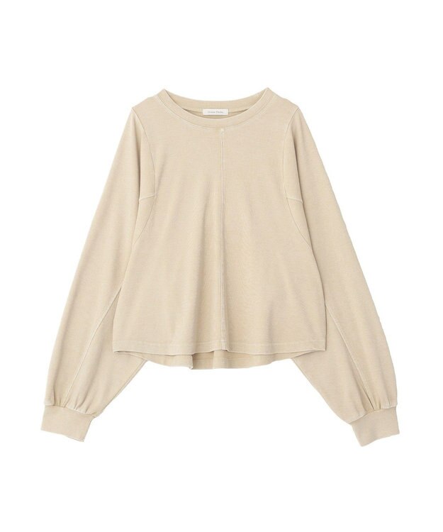 Green Parks ウ゛ィンテージ加工ドルマンカットプルオーバー Beige