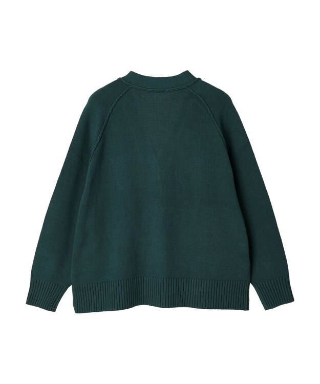 CRAFT STANDARD BOUTIQUE Ｖネックアウトリンキングカーディガン Green