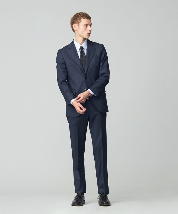 J.PRESS MEN 【J.PRESS MOVING】REDA1865ライトフランネル スラックス ネイビー系