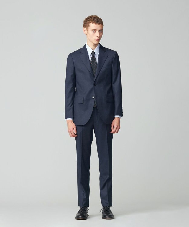 J.PRESS MEN 【J.PRESS MOVING】REDA1865ライトフランネル スラックス ネイビー系