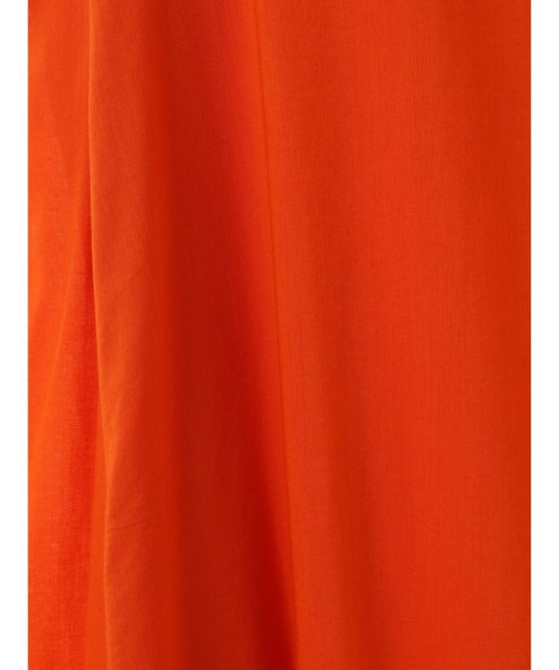 CRAFT STANDARD BOUTIQUE インド綿混フレアワンピース Orange