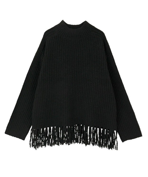 AMERICAN HOLIC フリンジニットプルオーバー Black