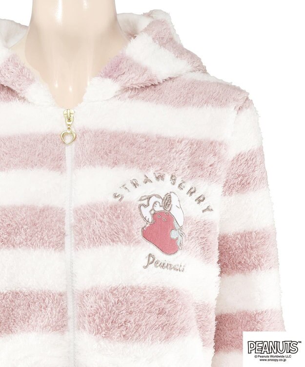 San-ai Resort（三愛水着楽園） 【スヌーピー】【PEANUTSピーナッツ】イチゴルームウエア ピンク
