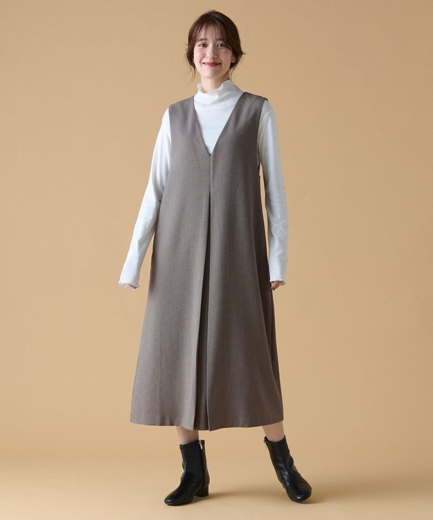 ANY 【洗濯機可能】ウーリッシュジャンスカ ベージュガンクラブ