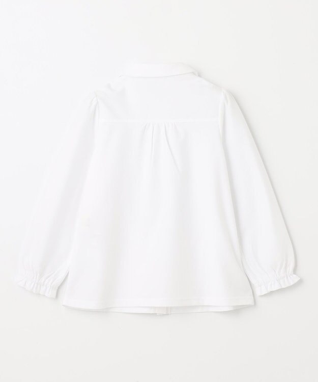 組曲 KIDS 【110-140㎝】リボンタイ2WAY ブラウス オフホワイト系