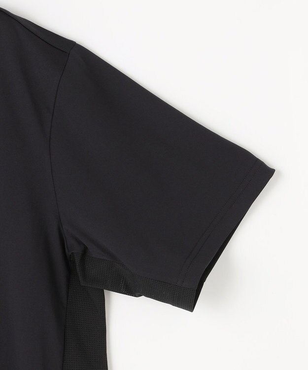 PW CIRCULUS 【MEN】メッシュコンビ モックネック ゴルフ ブラック系