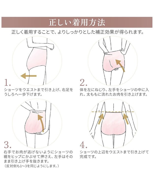 BRADELIS New York 【BRADELIS NewYork peace】ハートのお尻に格上げショーツ23 トープ