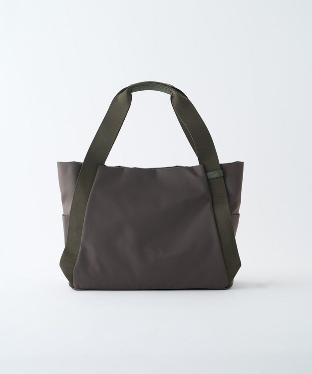 MIYABIYA LAQUOH【撥水加工】ミニマルナイロントート (L) カーキ