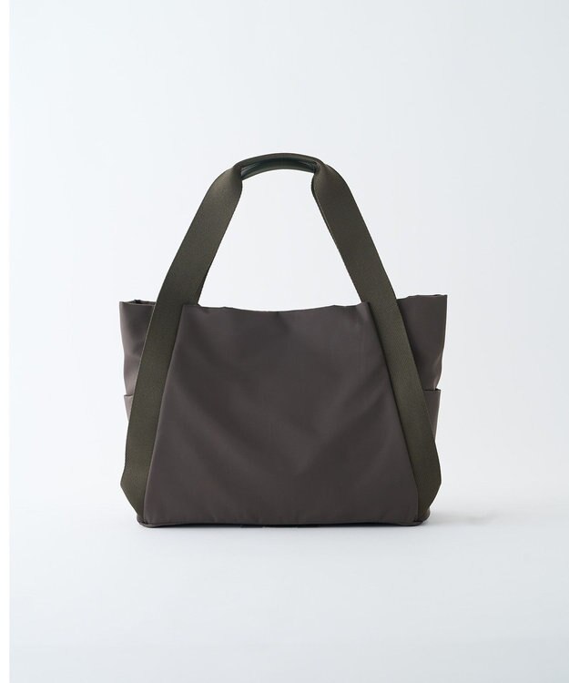 MIYABIYA LAQUOH【撥水加工】ミニマルナイロントート (L) カーキ