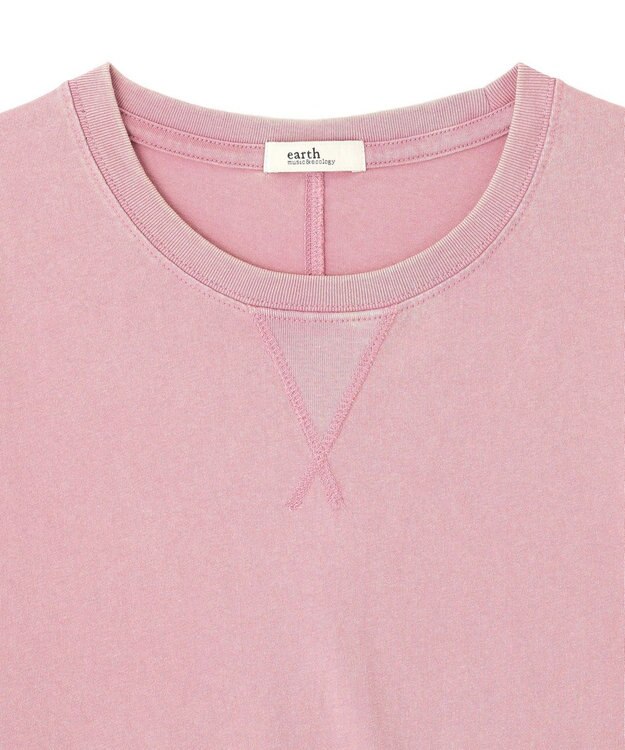 earth music&ecology ピグメント風Tシャツ Pink