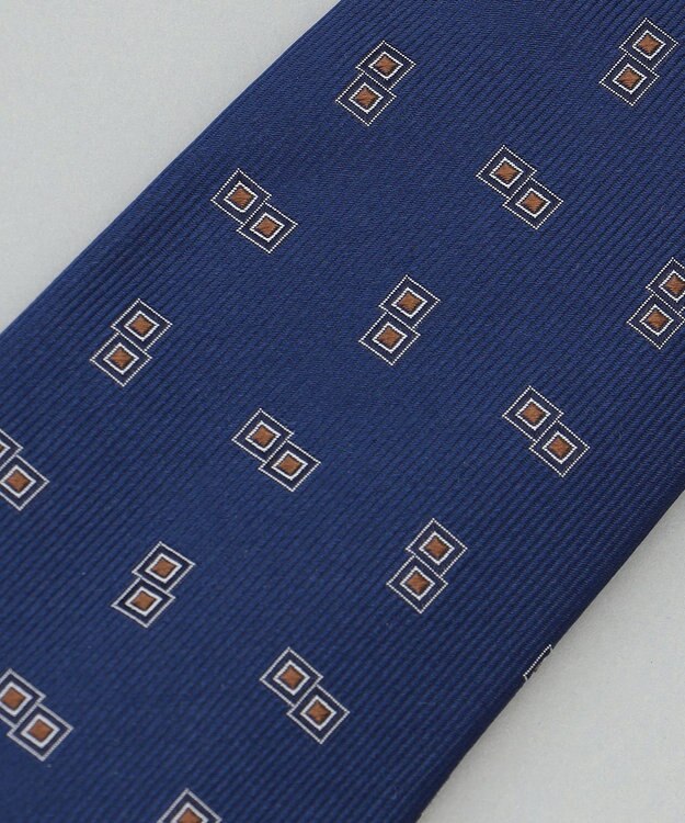 GOTAIRIKU 日本縫製/オリジナル柄【Fermo Fossati】ネクタイ_小紋柄 ネイビー系8