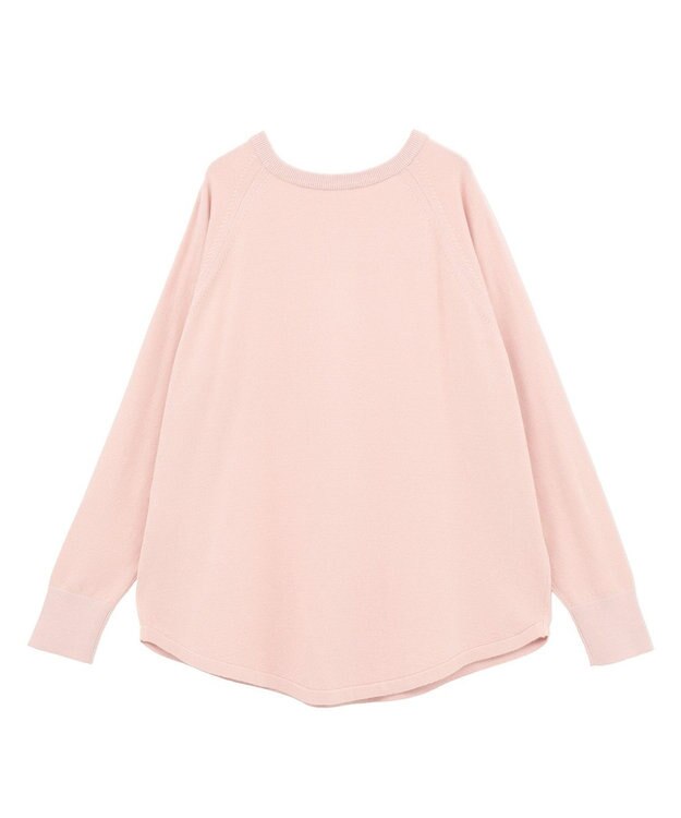 AMERICAN HOLIC バイパチ2WAYヘンリーネックニットプルオーバー Pink