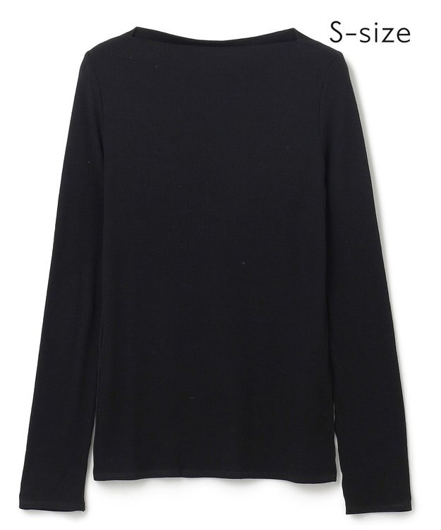 BEIGE， 【S-size】FORD / ボートネックトップス Black×Navy