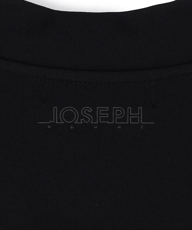 JOSEPH HOMME 新色追加【高機能素材】ハイゲージベアスムース　モックネック長袖Ｔシャツ ブラック系