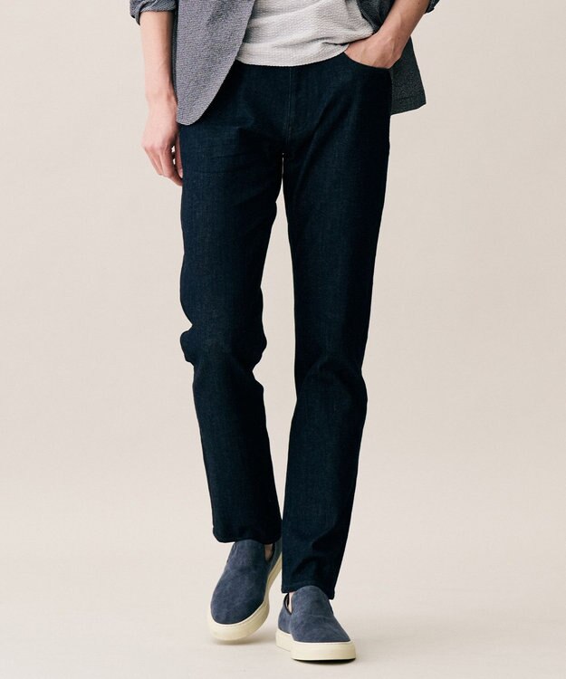 JOSEPH ABBOUD 【2WAYストレッチ/JAPANファブリック】２WAYストレッチデニム 26SSモデル ブラック系