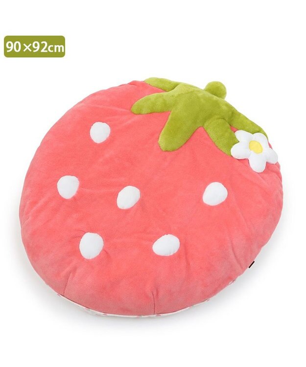 PET PARADISE ネット店限定 ペットパラダイス 春いちご クッション  L パステルピンク