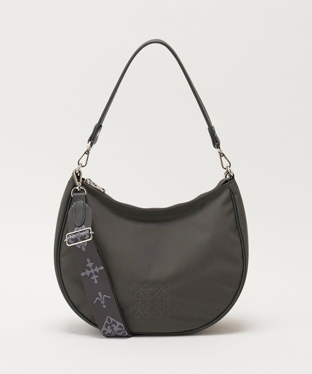 russet ＜360g/撥水性あり＞ コーデュラナイロン2wayショルダーバッグ(CE-1537) Gray